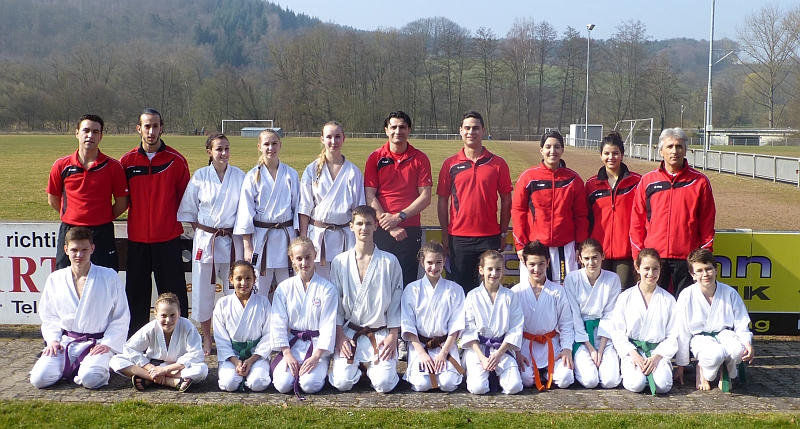 Karateteam des PSV Quelle: PSV Karlsruhe