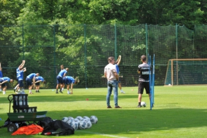 KSC-Training unter Beobachtung