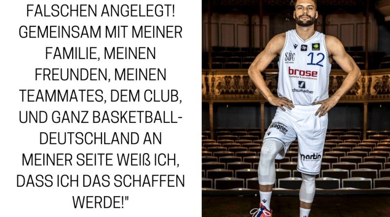 Basketballprofi Chris Wolf ist an Blutkrebs erkrankt! BARMER 2. Basketball Bundesliga gibt Blutkrebs einen Korb!
