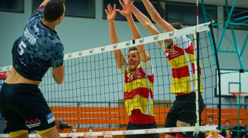 Wollen wieder zurück in die Erfolgsspur: BADEN VOLLEYS des SSC Karlsruhe (Fotograf Andreas Arndt)