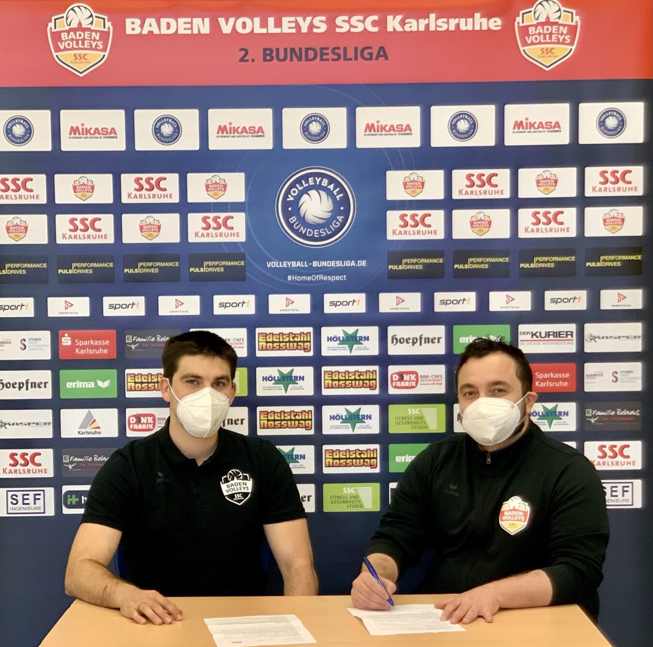 Antonio Bonelli hat für zwei weitere Jahre bei den BADEN VOLLEYS SSC Karlsruhe unterschrieben. (Fotograf: SSC Karlsruhe)