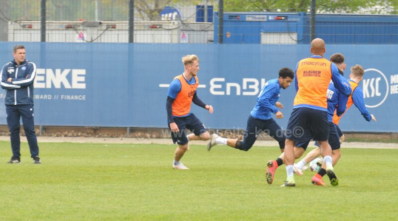 KSC-Training am 1. Mai