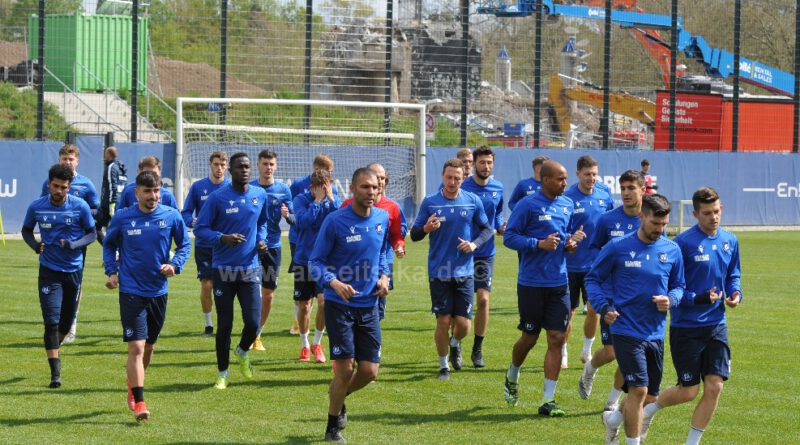 KSC-Training am Mittwoch vor dem Fürth-Spiel