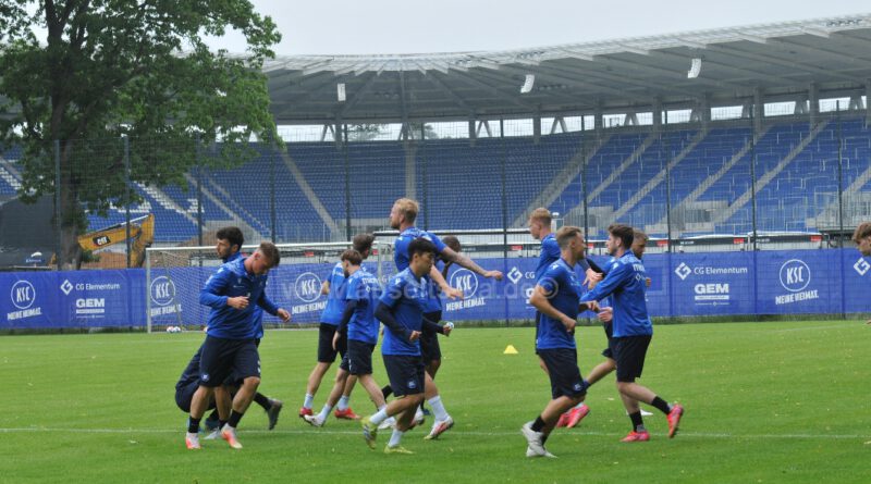 KSC-Training am Dienstag
