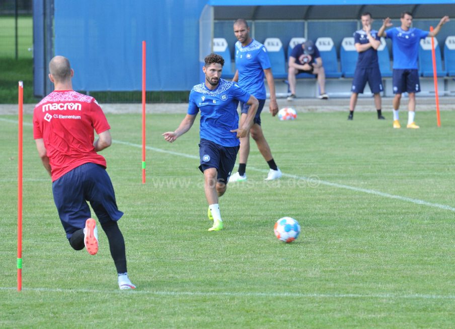 Impressionen vom KSC-Üben am Montag