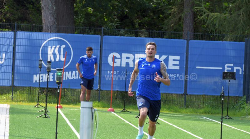 KSC-Training am Dienstag vor dem Saisonauftakt