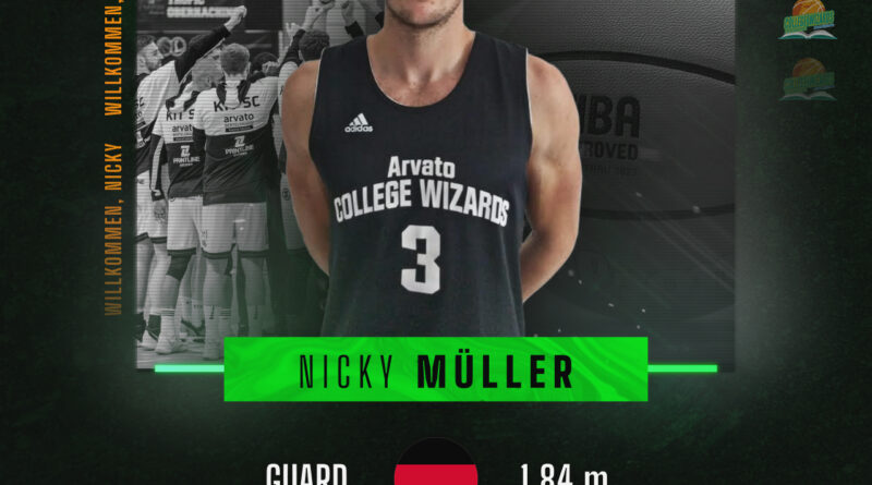 NIcky Müller unterschreibt bei den College Wizards