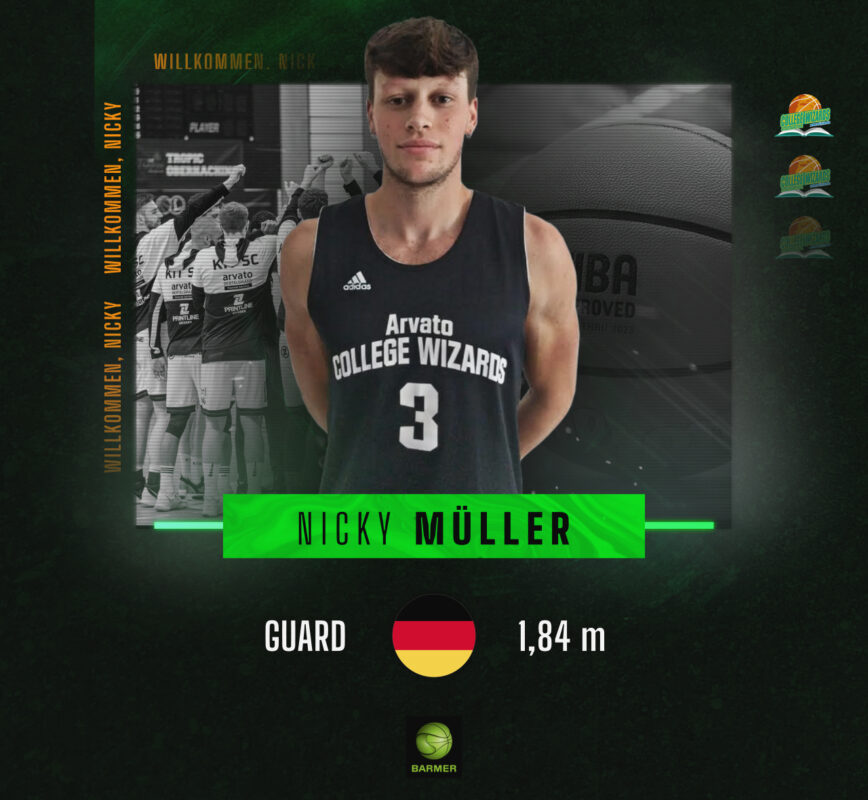 NIcky Müller unterschreibt bei den College Wizards