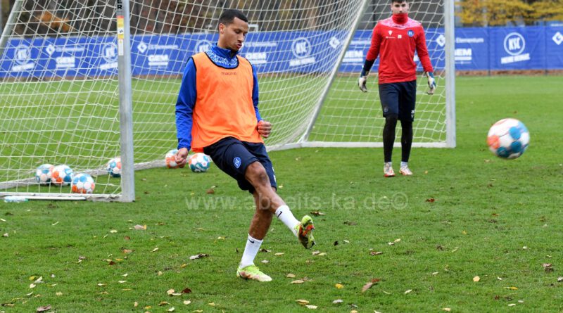 Impressionen vom KSC-Training am Mittwoch