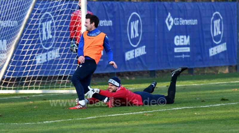 KSC-Training am Mittwochmittag