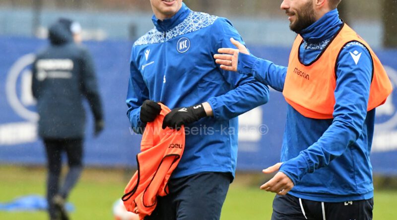 KSC-Training am 1. Dezember