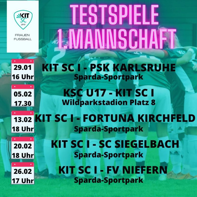 KIT SC Frauen 1 starten in die Testspiele