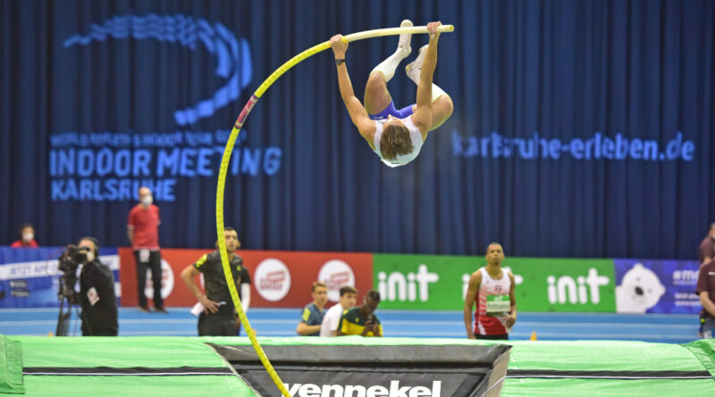 Indoor Meeting Karlsruhe Stabhochsprung Foto; KME / Andreas Arndt