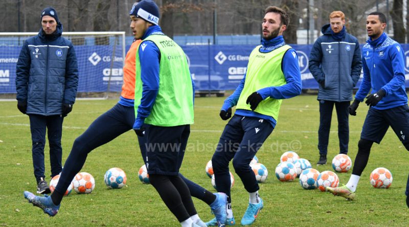 Galerie: KSC-Training am 29. Januar mit Coach Eichner
