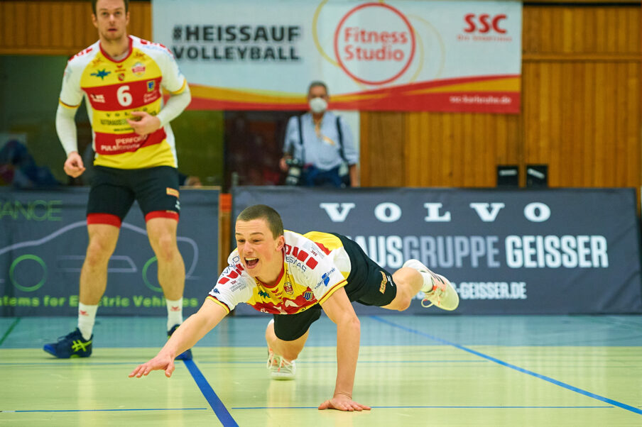 Tobi Hosch wird auch gegen sein ehemaliges Team aus Friedrichshafen wieder vollen Einsatz zeigen. (Foto: Andreas Arndt)