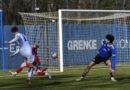 KSC U19 Tim ROssmann erzielt das 3:1 gegen Saarbrücken