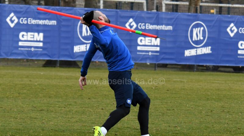 KSc-Abschlussüben vor dem Heimspiel gegen Nürnberg