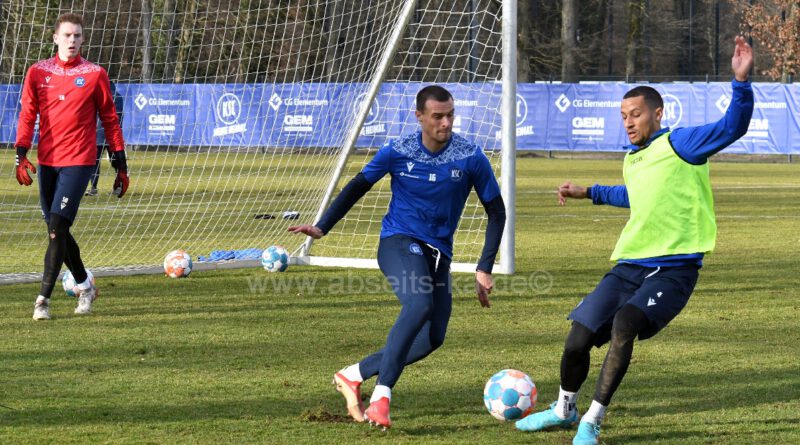 KSC-Training am Dienstag 15. Februar