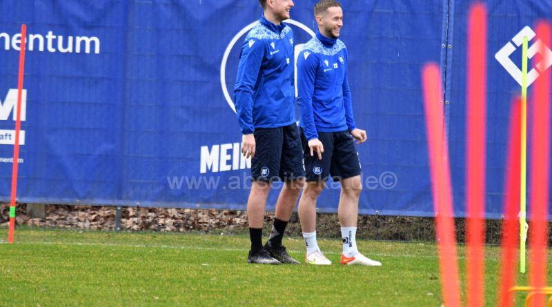 KSC-Training am 3. Februar vor dem Bremenspiel