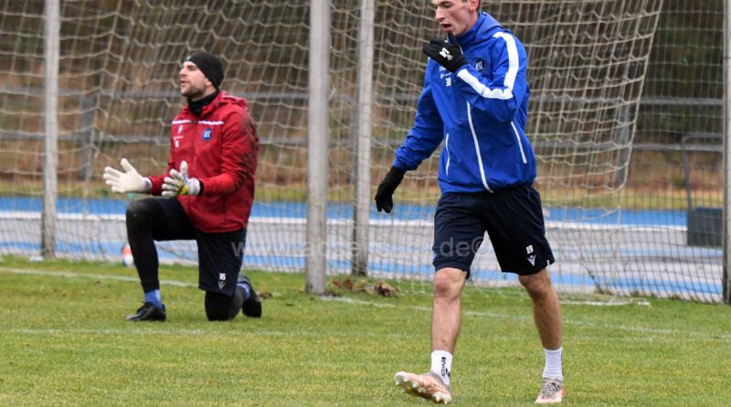 KSC-Training bei Regen und Wind