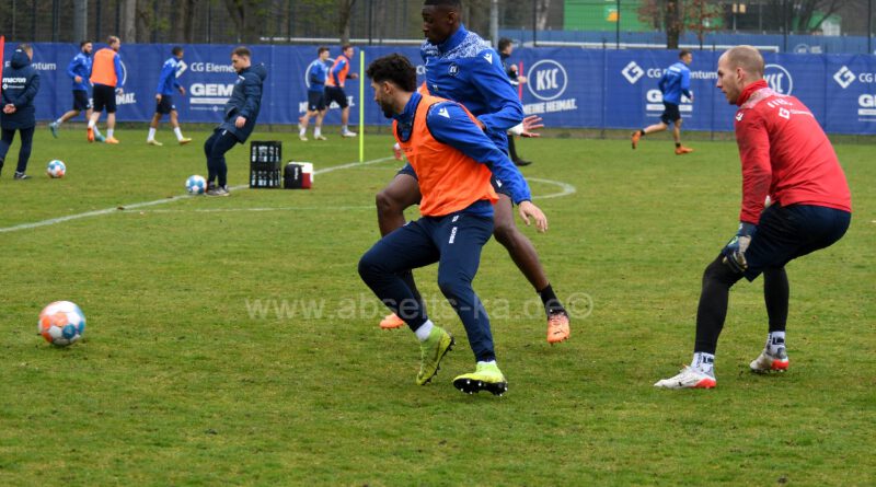 KSC-Training am 30. März im Wildpark