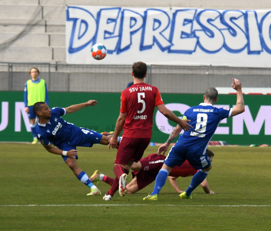 KSC-Unentschieden gegen Jahn Regensburg