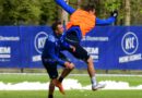 KSC Training im Schnee