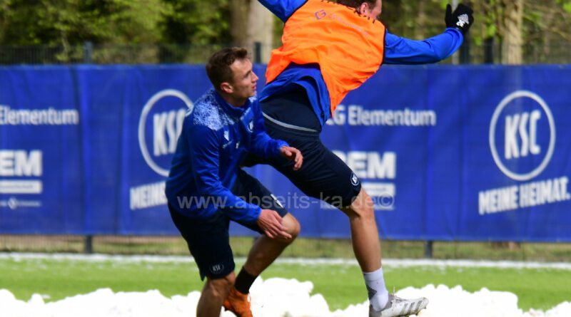 KSC Training im Schnee