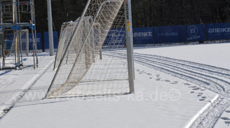 Schnee Fußball