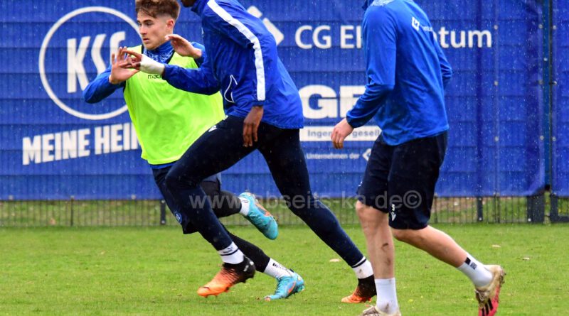 KSC-Üben am Donnerstag 7. April