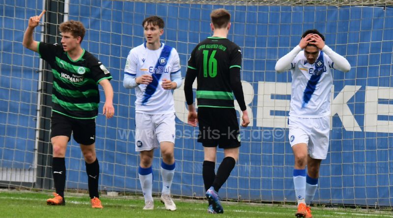KSC U19 Unentschieden gegen Greuther Fürth