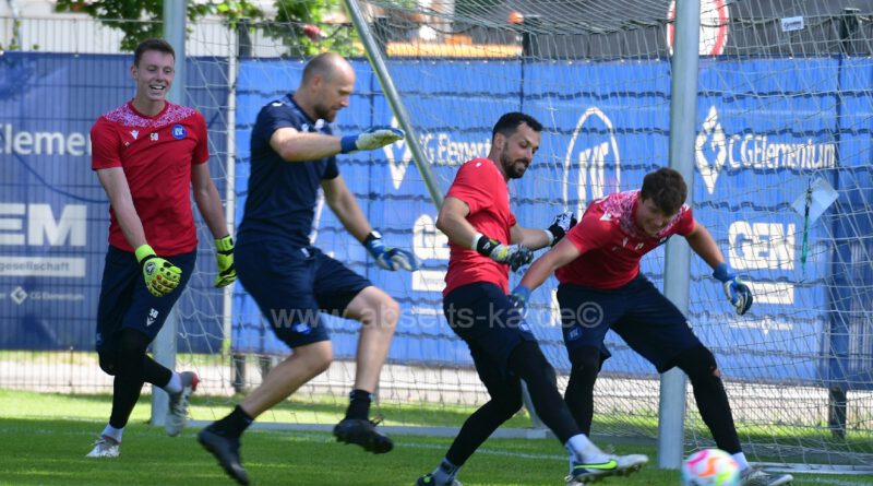Impressionen vom KSC-Keepertraining