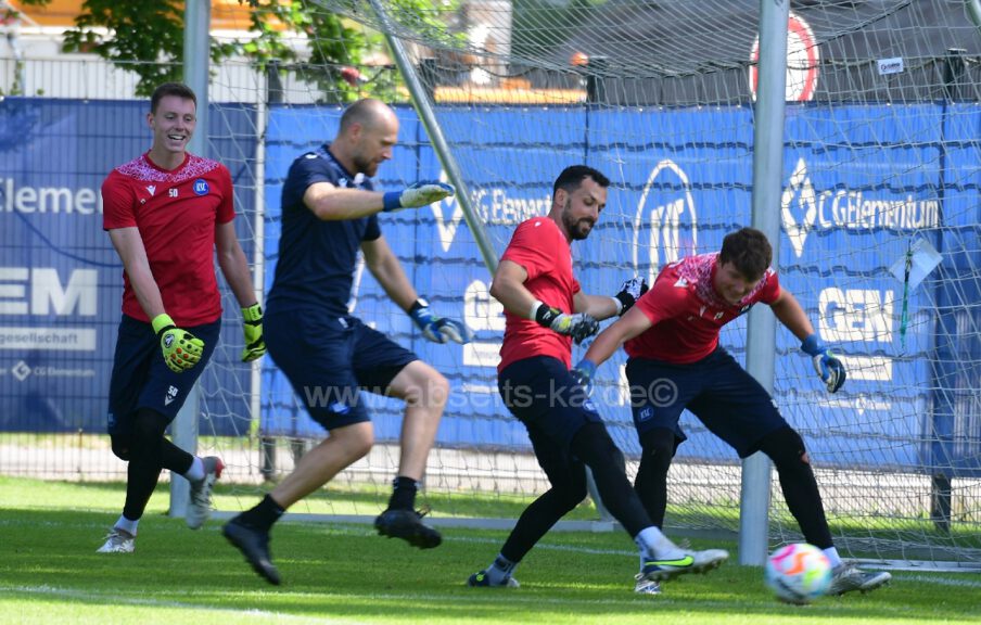 Impressionen vom KSC-Keepertraining