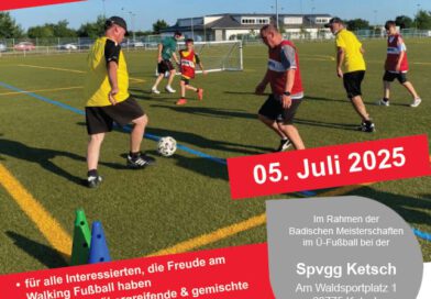 Walking Fußball für alle: Jetzt zum 1. Spieltag am 5. Juli anmelden!