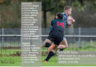 KSV-Rugby tritt in Mainz an