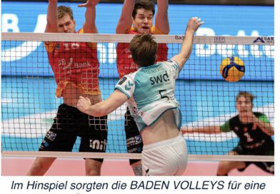 Hinspiel-Sensation im Hinterkopf: BADEN VOLLEYS wollen erneut für ein Ausrufezeichen sorgen