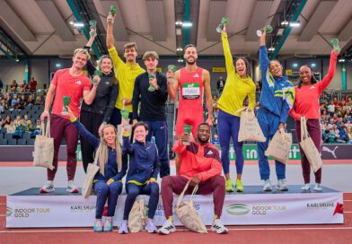 INIT INDOOR MEETING Karlsruhe 2026: Vier Stunden Spitzensport begeistern ausverkaufte Europahalle undLeichtathletik-Fans auf der ganzen Welt