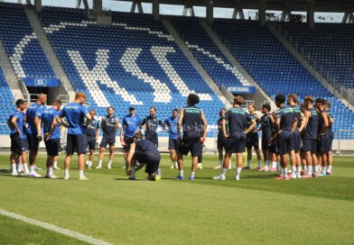 KSC-Auftakttraining mit vielen neuen Gesichtern